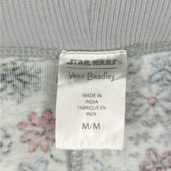 Vera Bradley Star Wars Far Far Away Ribbed Jogger PJ Pants Size Medium Floral - Picture 5 of 7